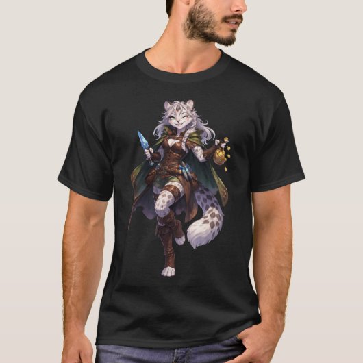 Luiperd dief t-shirt (Voorkant)