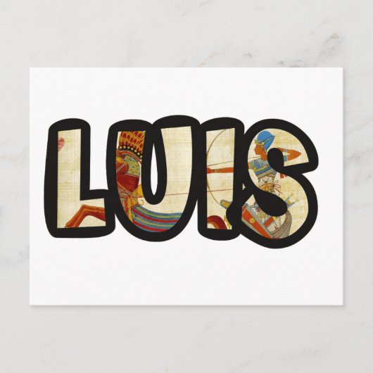 LUIS BRIEFKAART (Voorkant)