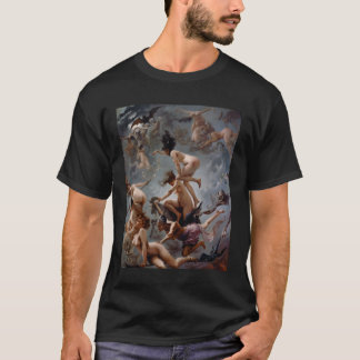 Luis Falero Witches gaat naar hun Sabbat Paintin T-shirt