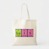 Luis periodieke table name canvas tas (Voorkant)