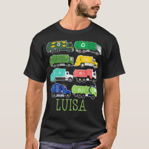 Luisa Trash Truck Voor Kinderen Collector Ecologis T-shirt