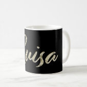 Luisa white gold Handwriting Tasse Café (Devant droit)