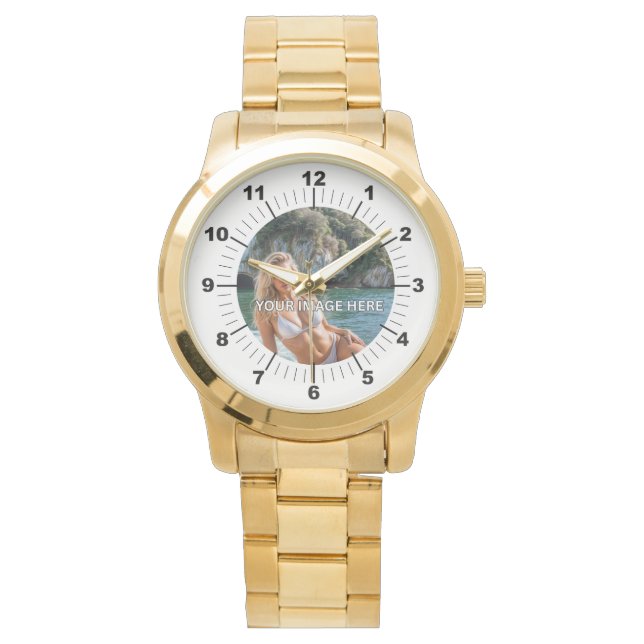LUISEZ! 💛 Montre Bracelet Doré Oversize (devant)