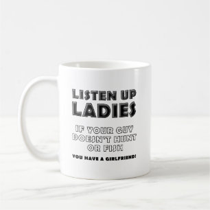 Luister Dames Grappige Jacht Mok