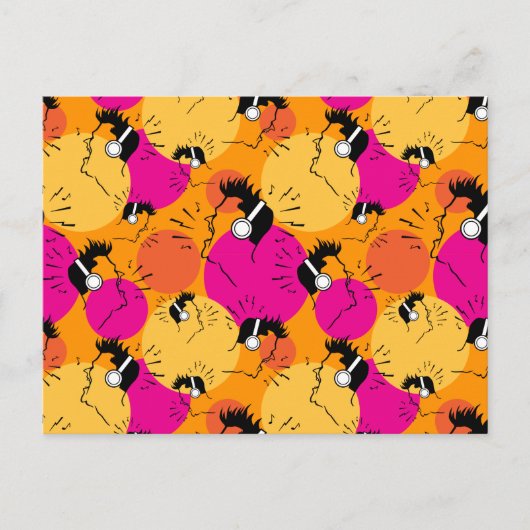 Luister en zing briefkaart (Voorkant)