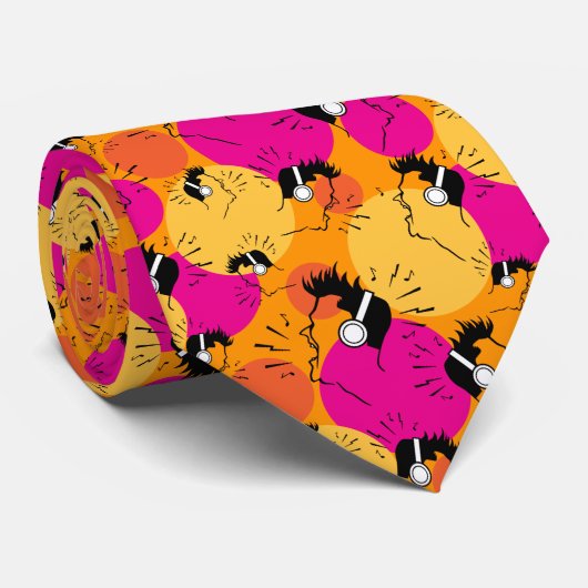 Luister en zing stropdas (Opgerold)