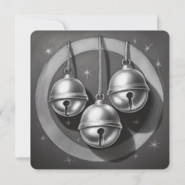Luister, Hoe de Bellen: Een Minimalistische Kerstk Feestdagenkaart