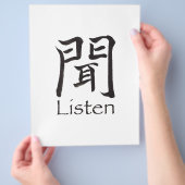 Luister Kanji Character Flyer (Hand)