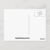 Luister naar de kip briefkaart (Achterkant)