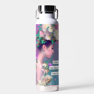 Luister naar de muziek van je ziel INSPIREREND Waterfles