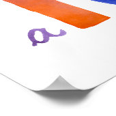 Luister naar Fives, een Tien praat. Poster (Hoek)