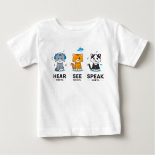 Luister naar Geen boze katten Baby boven T-shirt