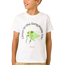 "Luister naar het lied in jezelf" Kinderen T-shirt
