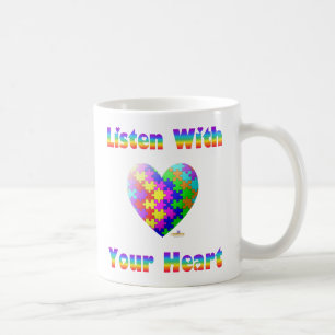 Luister naar je hart koffiemok