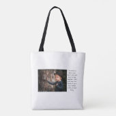 Luister naar je hart tote bag (Achterkant)