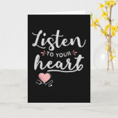 Luister naar je hartstethoscoop kaart (Gele Bloem)