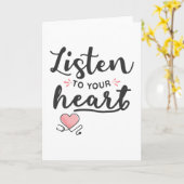 Luister naar je hartstethoscoop kaart (Gele Bloem)