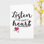 Luister naar je hartstethoscoop kaart (Gele Bloem)