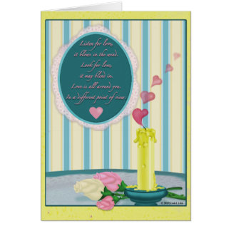 Luister naar liefde, het blaast in de wind