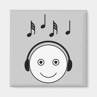 Luister naar muziekmagneet magneet