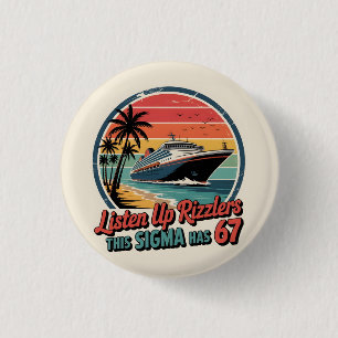 Luister naar Rizzlers Deze Sigma heeft 67 aura Ronde Button 3,2 Cm