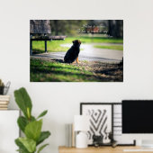 Luister naar Stilte Poster (Thuiskantoor)