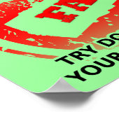 Luister naar uw Poster voor kinderschoenen voor uw (Hoek)