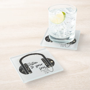 Luister naar uw Soul Glass Onderzetter Glazen Onderzetter