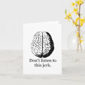 Luister niet naar dit Jerk Kaart (Gele Bloem)