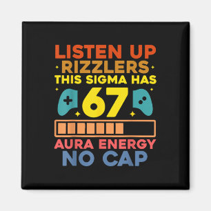Luister Op Rizzlers Aura Energie 67 No Cap Sigma M Magneet