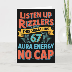 Luister Op Rizzlers Deze Sigma Heeft 67 Aura Energ Kaart