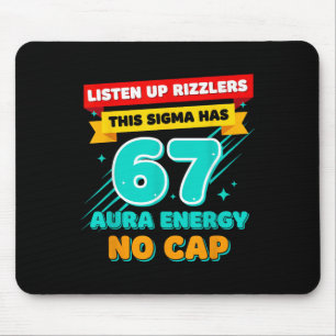 Luister Op Rizzlers Deze Sigma Heeft 67 Aura Energ Muismat