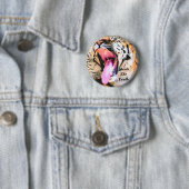 Luister. Ronde Button 5,7 Cm (In situ)