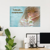 Luister rustig poster (Thuiskantoor)