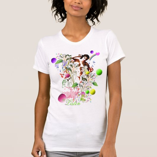 Luister T-shirt (Voorkant)