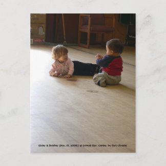 Luisteren naar de talk van het Kind... Briefkaart