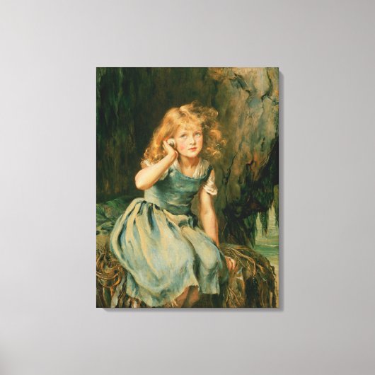 Luisteren naar de Zee Canvas Afdruk (Voorkant)