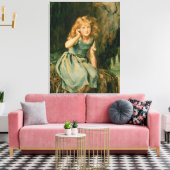 Luisteren naar de Zee Canvas Afdruk (Insitu (Woonkamer))