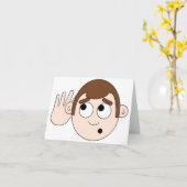 Luisterkaarten Kaart (Gele Bloem)
