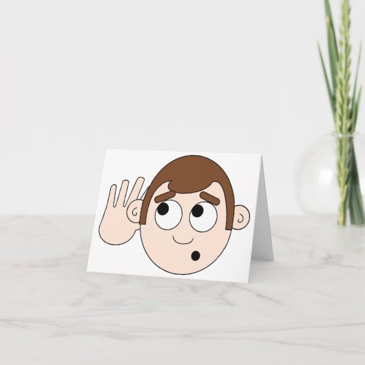 Luisternotitiekaarten Kaart (Voorkant)