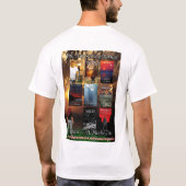 Luitenant Dawn Hudson vuur achtergrond T-shirt (Achterkant)