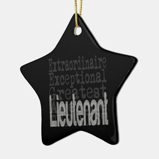 Luitenant-generaal Keramisch Ornament (Links)