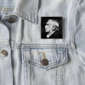 Luitenant-generaal Sir Richard Strachey Vierkante Button 5,1 Cm (In situ)