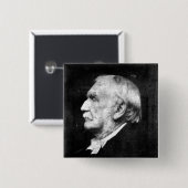 Luitenant-generaal Sir Richard Strachey Vierkante Button 5,1 Cm (Voorkant /achterkant)