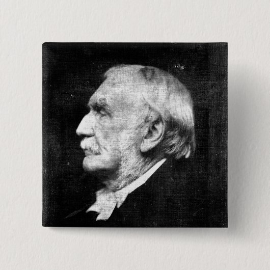 Luitenant-generaal Sir Richard Strachey Vierkante Button 5,1 Cm (Voorkant)