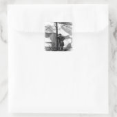Luitenant-generaal Ulysses S.Grant Vierkante Sticker (Tas)