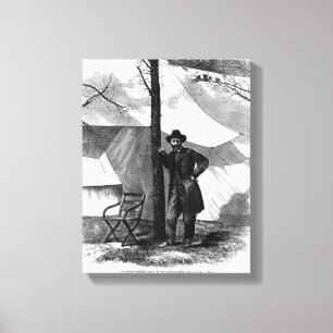 Luitenant-generaal Ulysses S.S. Subsidie Canvas Afdruk