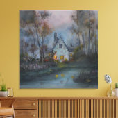 "Luiwige Dagen" Canvas Afdruk (Insitu (Woonkamer))