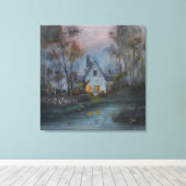 "Luiwige Dagen" Canvas Afdruk (Insitu (Houten vloer))