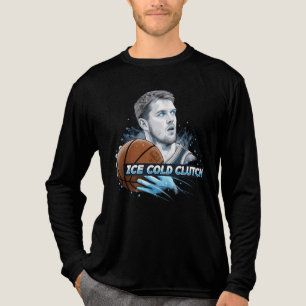 Luka Dončić Ice Cold Clutch T-shirt: Basketbal St Tri-Blend Shirt
